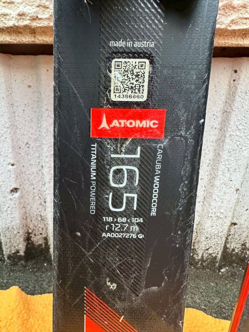 スキー ATOMIC REDSTER S9i 165cm