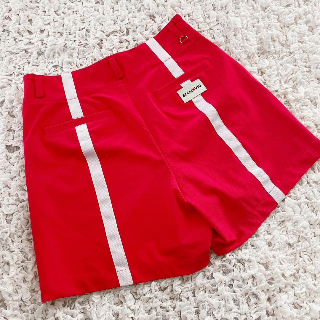 美品✩.*˚ARCHIVIO レディース ゴルフショートパンツ 赤