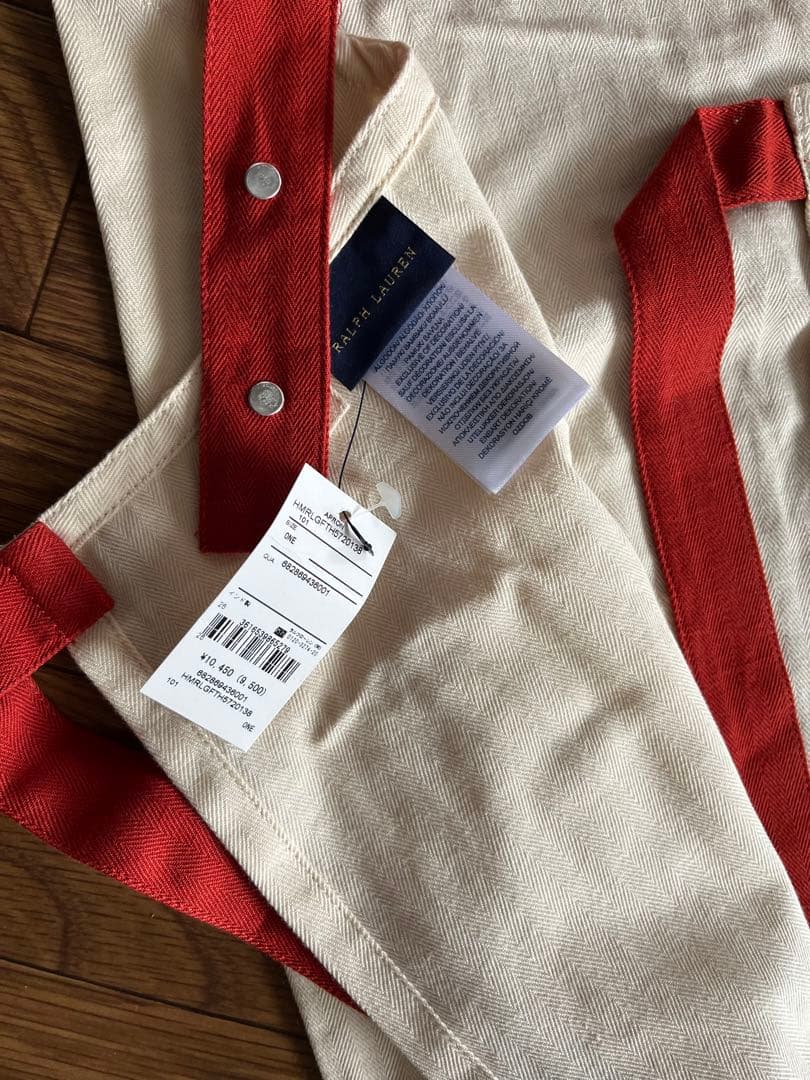新品　未使用　Ralph Lauren エプロン　タグ付き