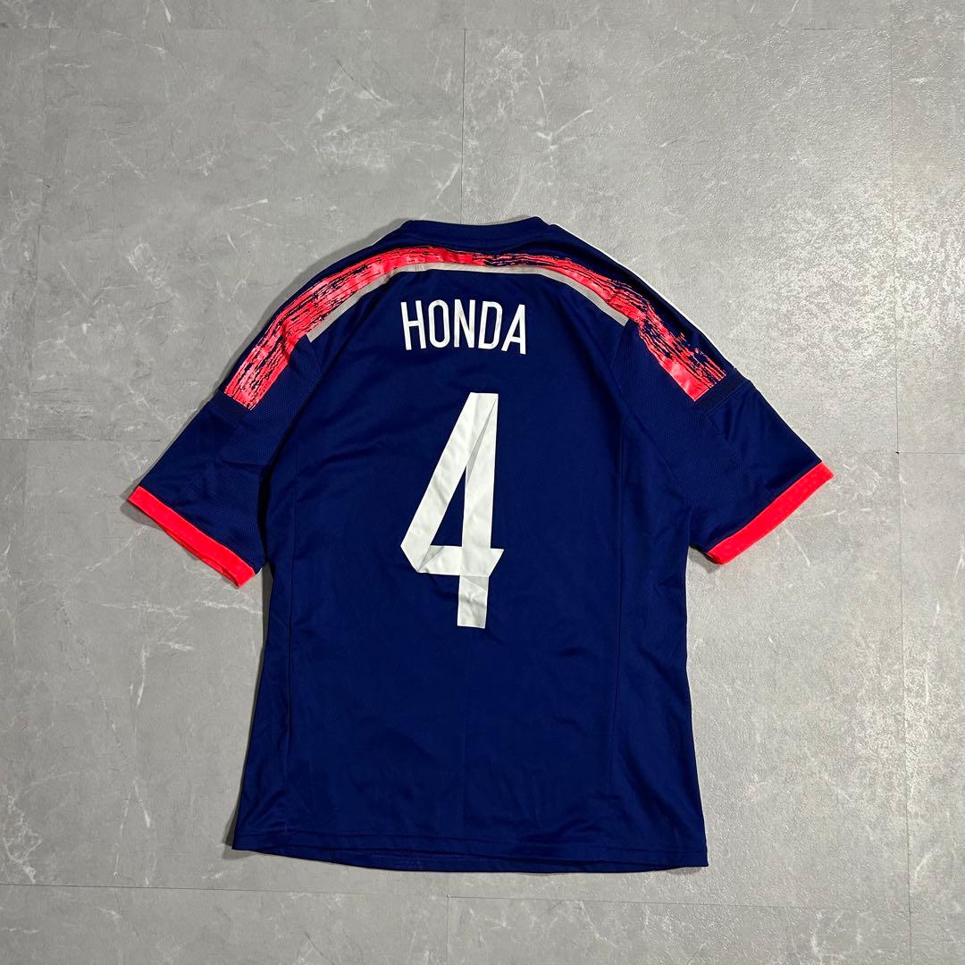 adidas サッカー 日本代表ユニフォーム 2014W杯 本田圭佑選手 4番