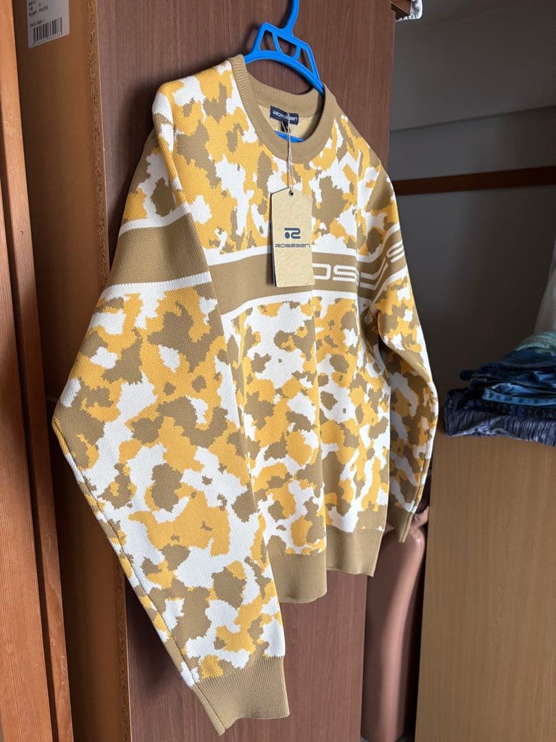 【新品・半額以下】ロサーセン カモフラージュ ゴルフセーター 定価16,500円