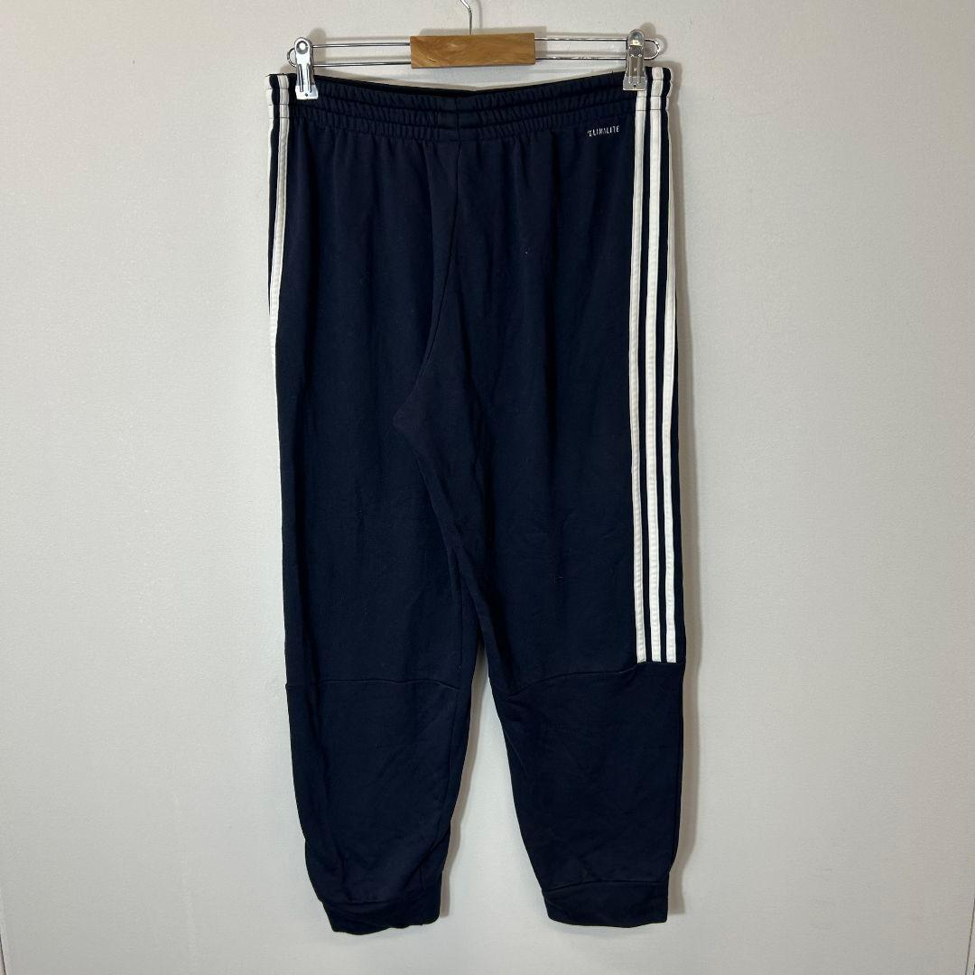 adidas ネイビー ジャージパンツ 3本ライン