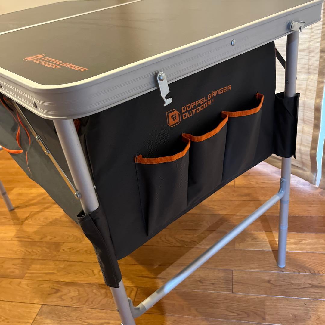 【良品】ドッペルギャンガー ストレージアウトドアテーブル