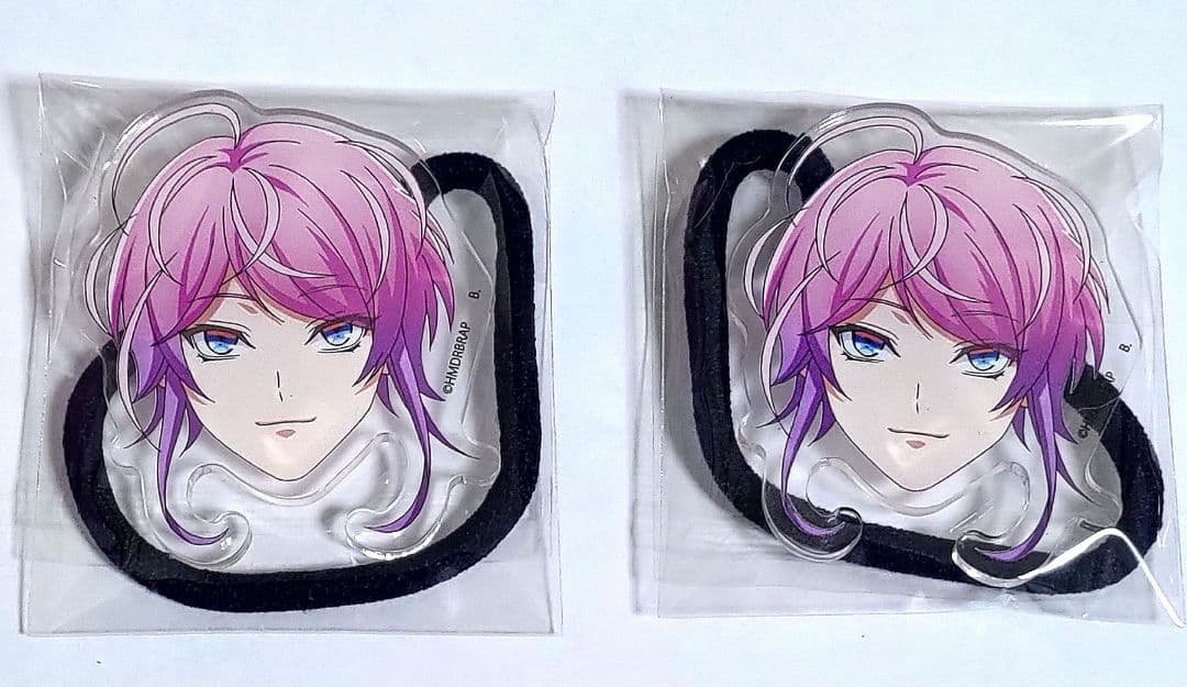 ヒプノシスマイク 飴村乱数 アクスタ お顔ヘアゴム