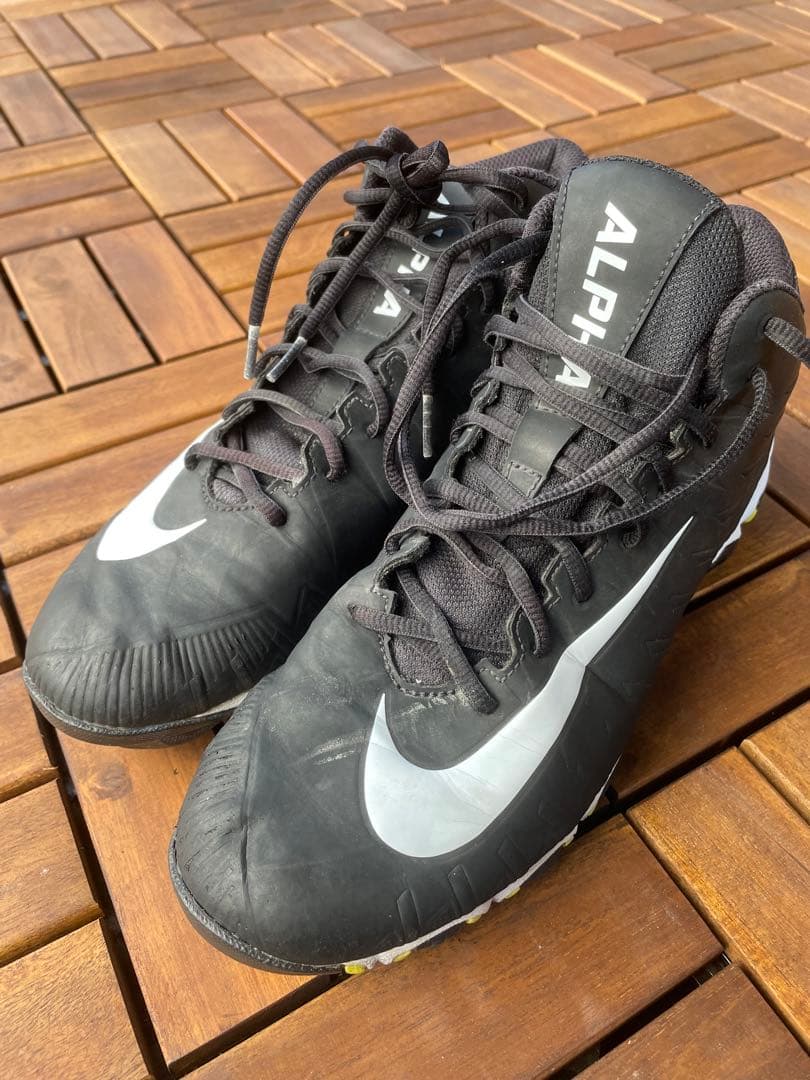 処分セール　NIKE alpha 軽量スパイク　野球　27センチ　ソフトボール