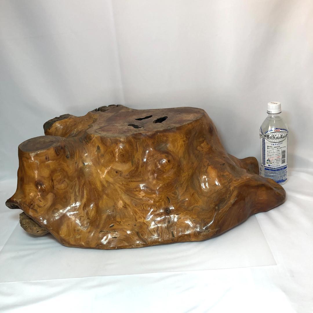 盆栽台、華台　花台　盆栽卓　飾り台　天然木 　60㎝、15.8kg