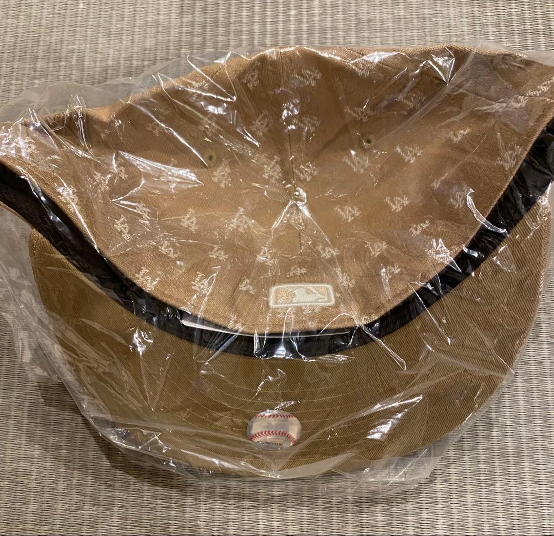 New Era 59FIFTY LAキャップ 7 3/4 ベージュ