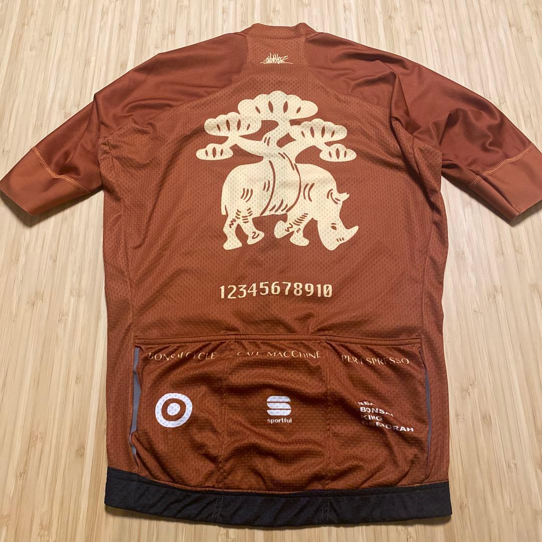 sportful ボンサイ サイクルジャージ メンズXS ブラウン