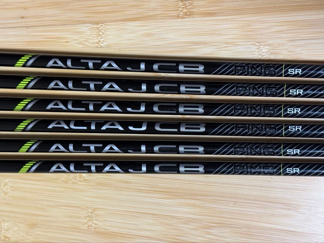 PING G430 アイアンALTA J CB BLACK SR シャフト 6本
