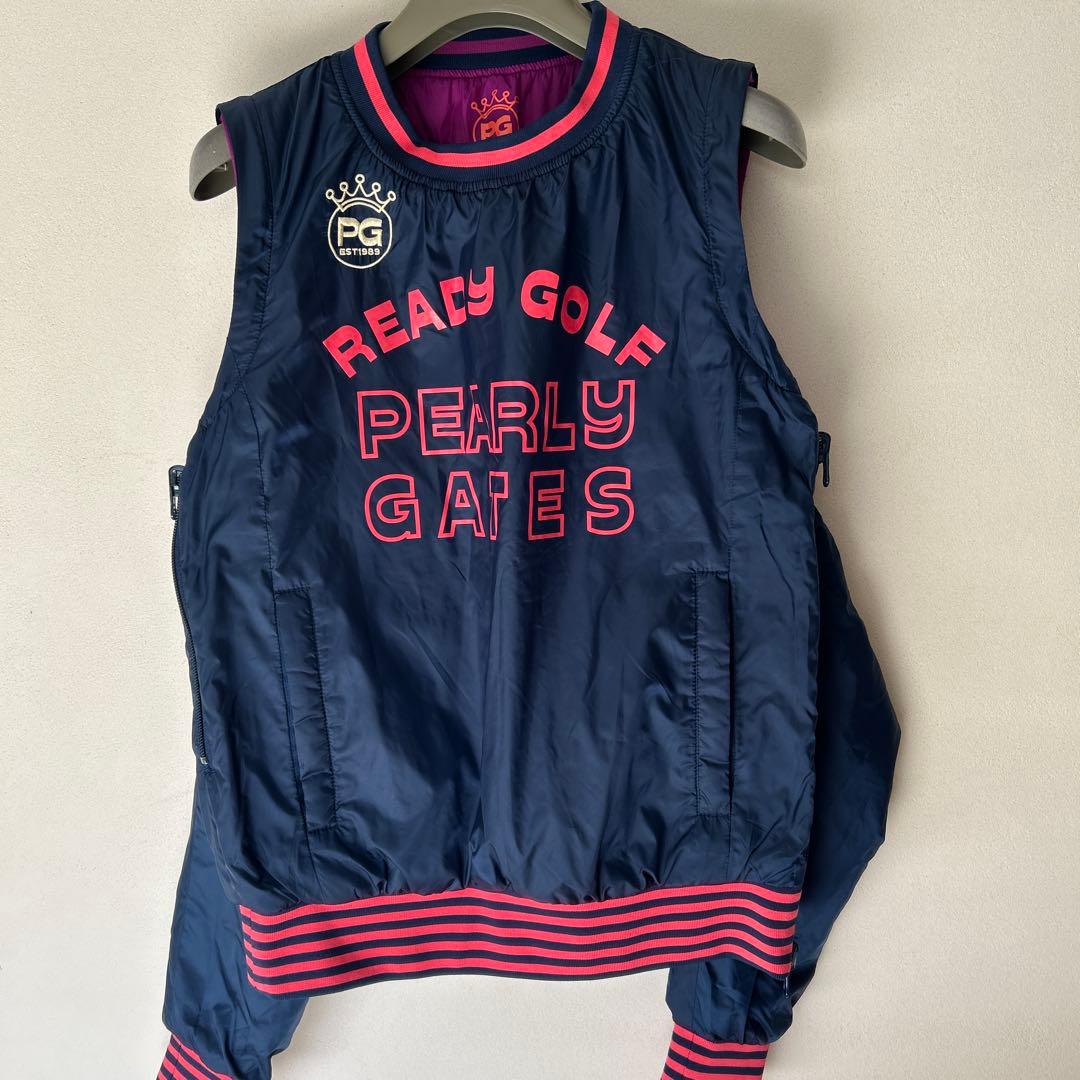 PEARLY GATES リバーシブルブルゾン　4ウエイ