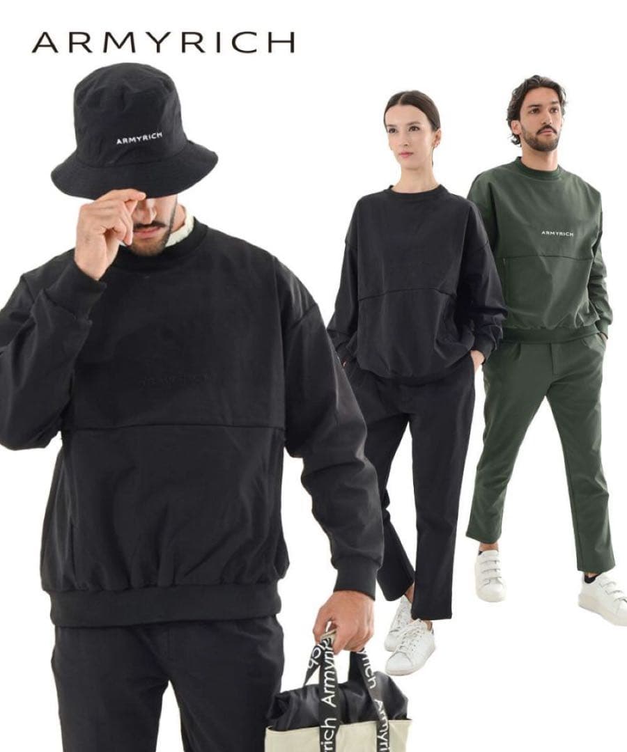 ARMYRICH ゴルフ ストレッチナイロントレーナーセットアップ