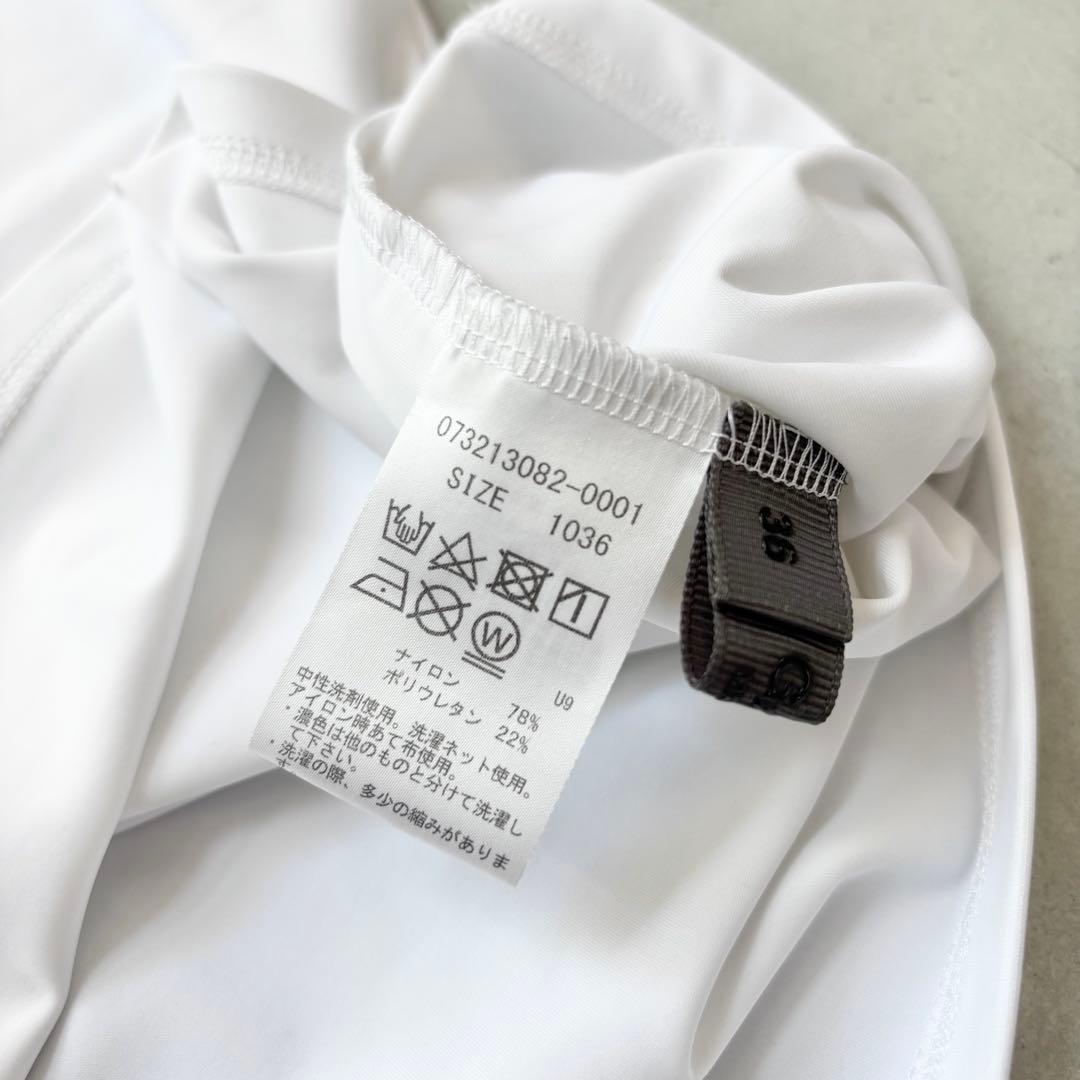 G/FORE ジーフォア ロゴ モックネック半袖Tシャツ ホワイト S ゴルフ