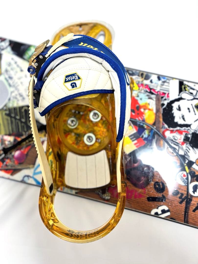 【2008モデル151】BURTON バインディング付き スノーボード オブジェ