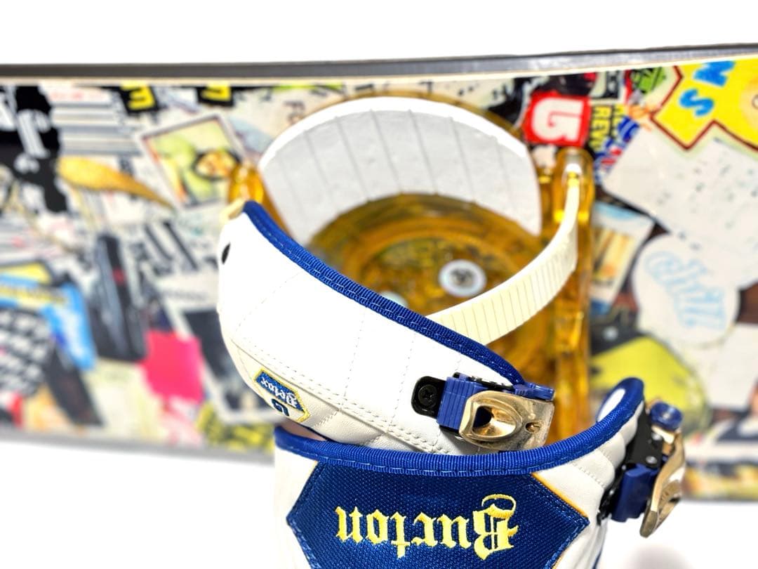【2008モデル151】BURTON バインディング付き スノーボード オブジェ