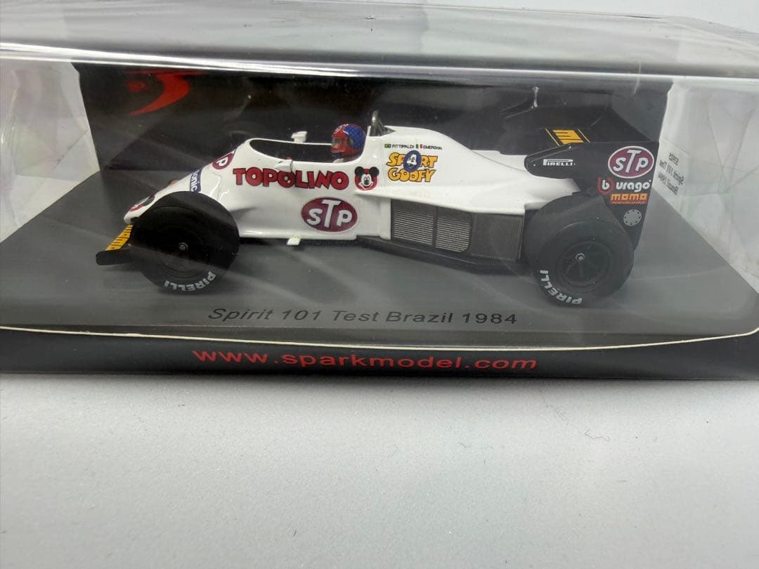 希少 スパーク 1/43 スピリット 101 ブラジルGP フィッティパルディ