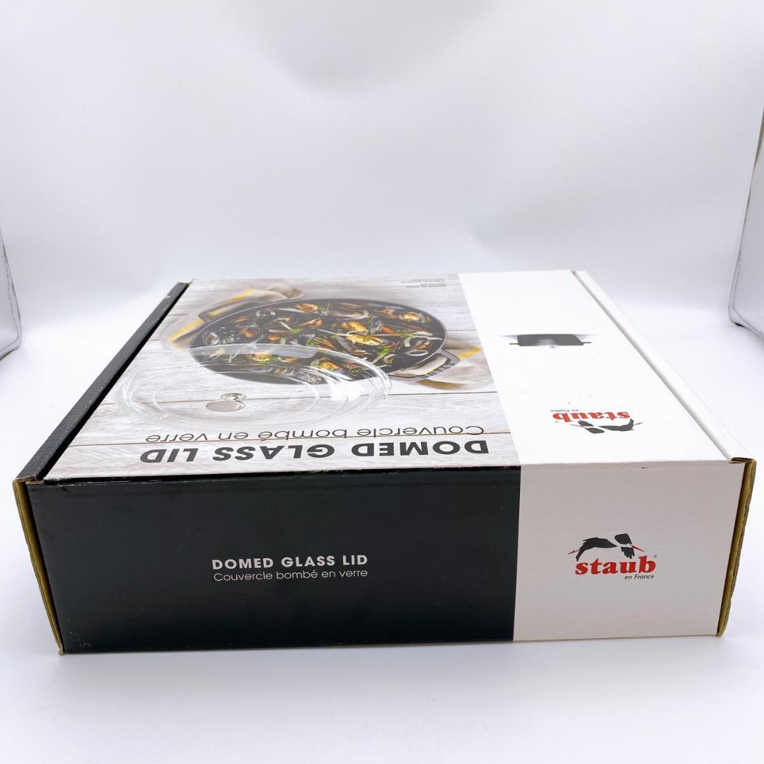 staub ガラス蓋 26cm ドーム型 耐熱 ガラスリッド ストウブ