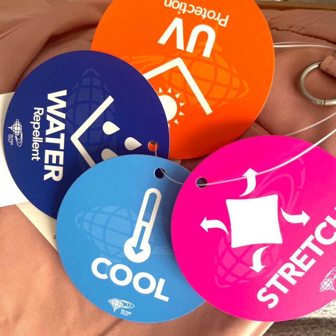 新品　BEAMSGOLF ピンク パンツ　ロゴ　S ゴルフ　ズボン　ビームス