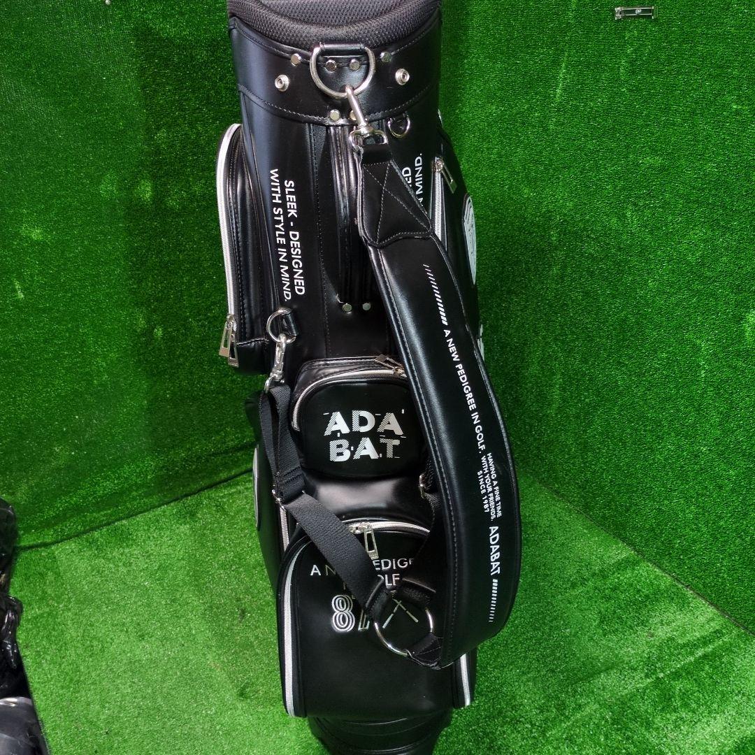 【美品】adabat（アダバット）ゴルフバッグ 口径9.0型/47インチ対応