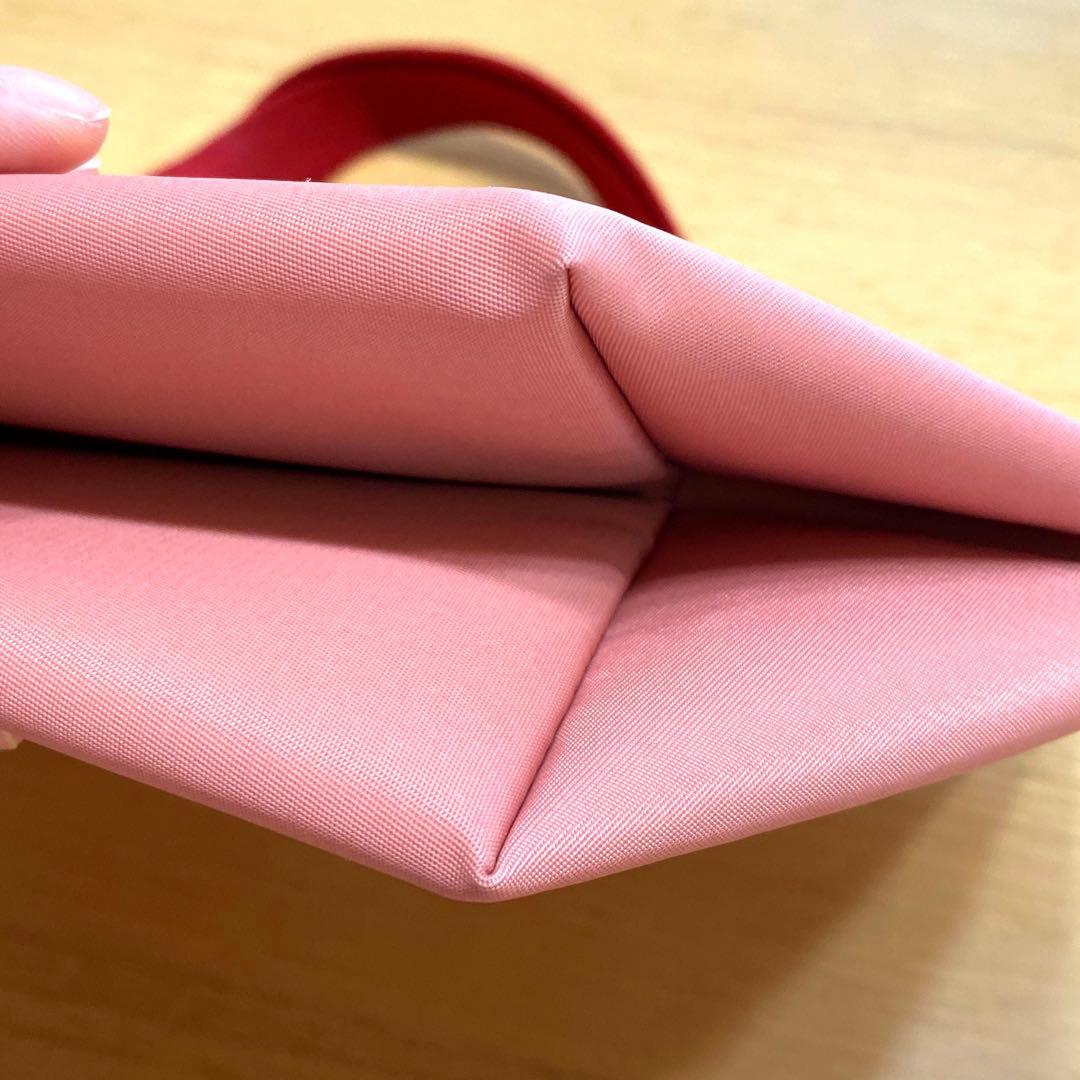 たんたん ファミリア　保冷バッグ　ピンク