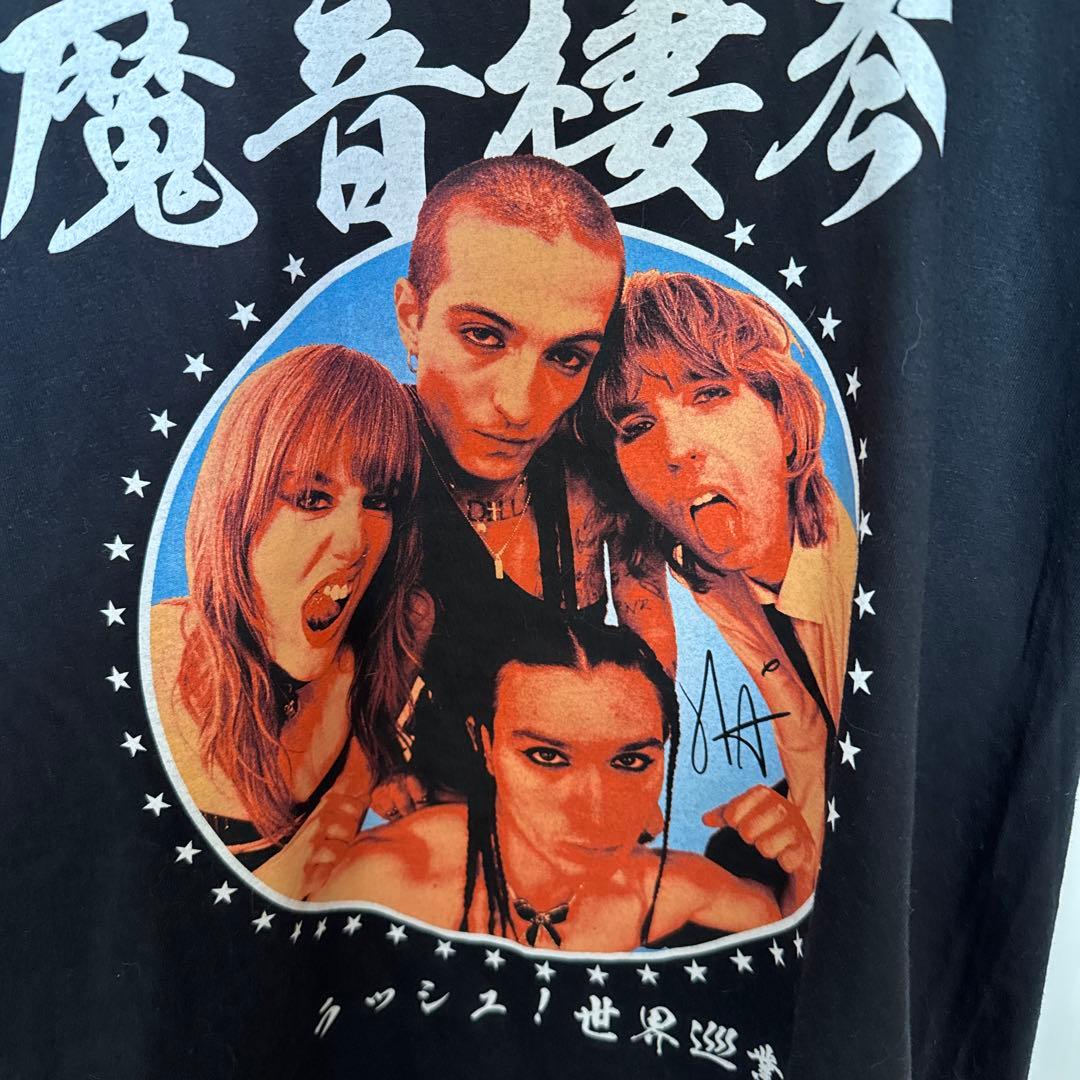 Måneskin マネスキンTシャツ Lサイズ ブラック