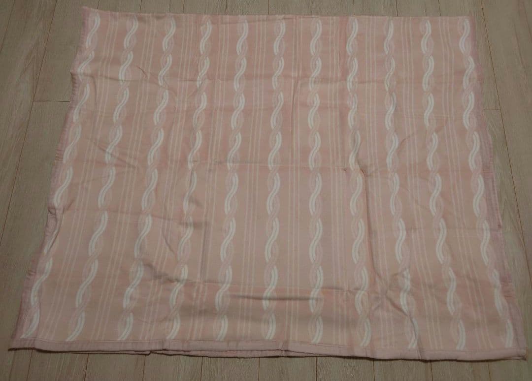 【訳あり】　フェンディ　綿毛布　ピンク