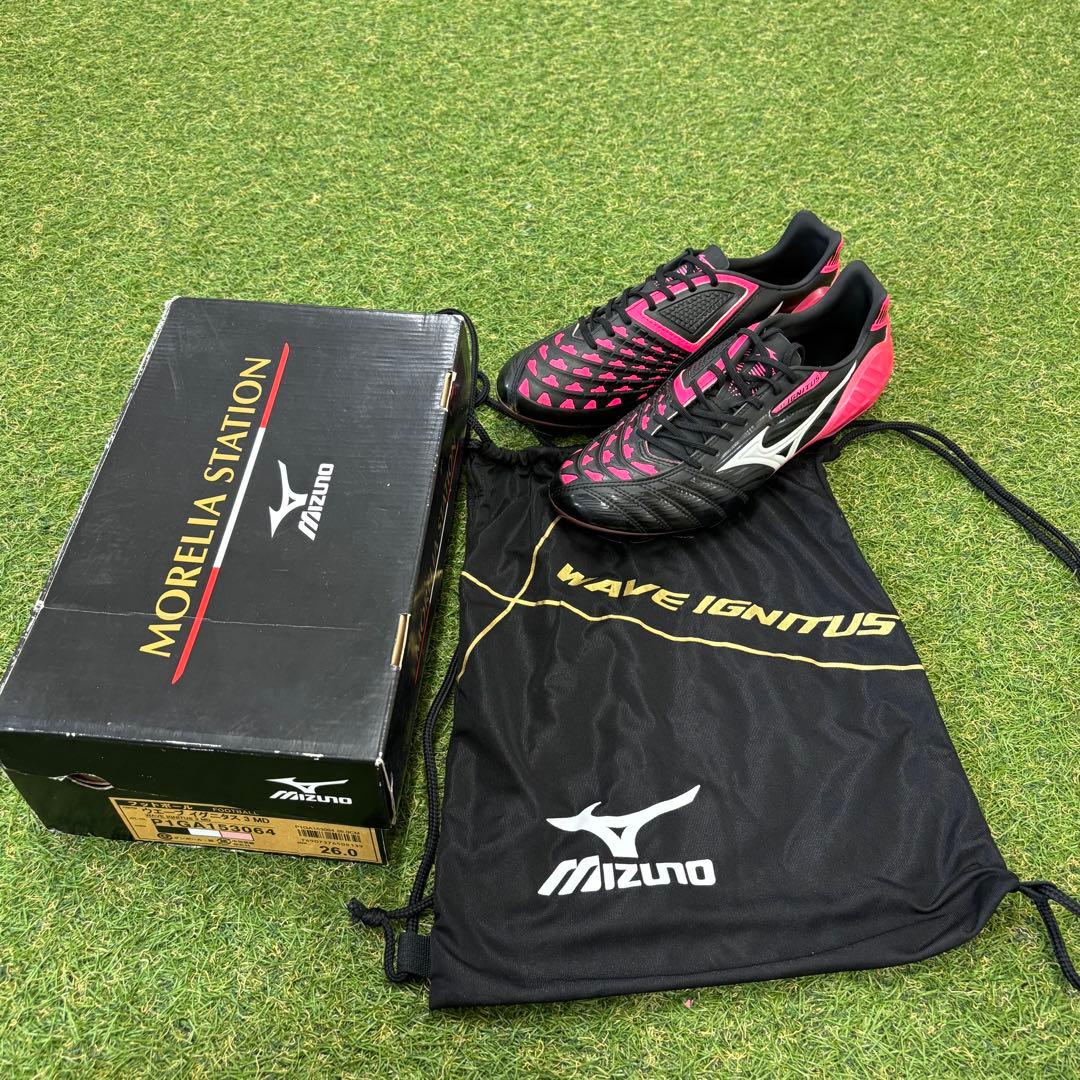 【即日発送 希少 美品】mizunoウエーブ イグニタス3 MD 26cm