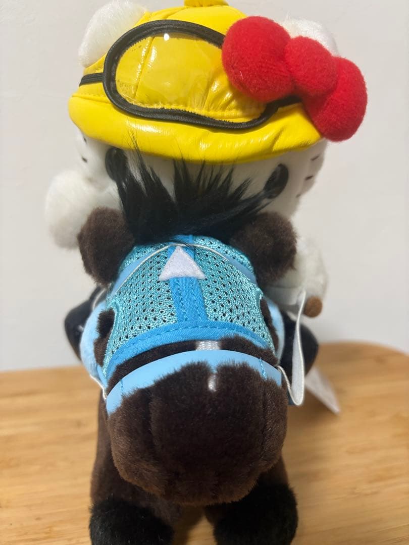 新品タグ付き】お馬deキティちゃん オジュウチョウサン ぬいぐるみ JRA レア