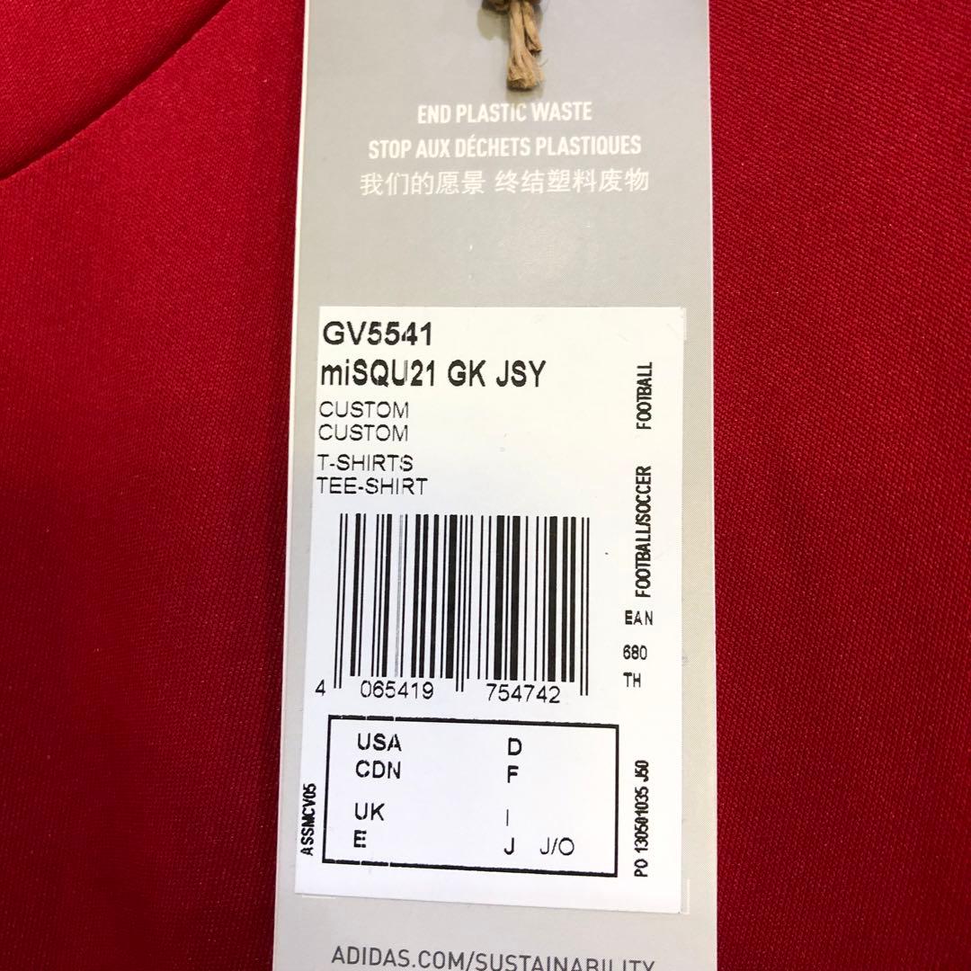 サッカーＧＫユニフォームアディダス新品Ｏサイズ