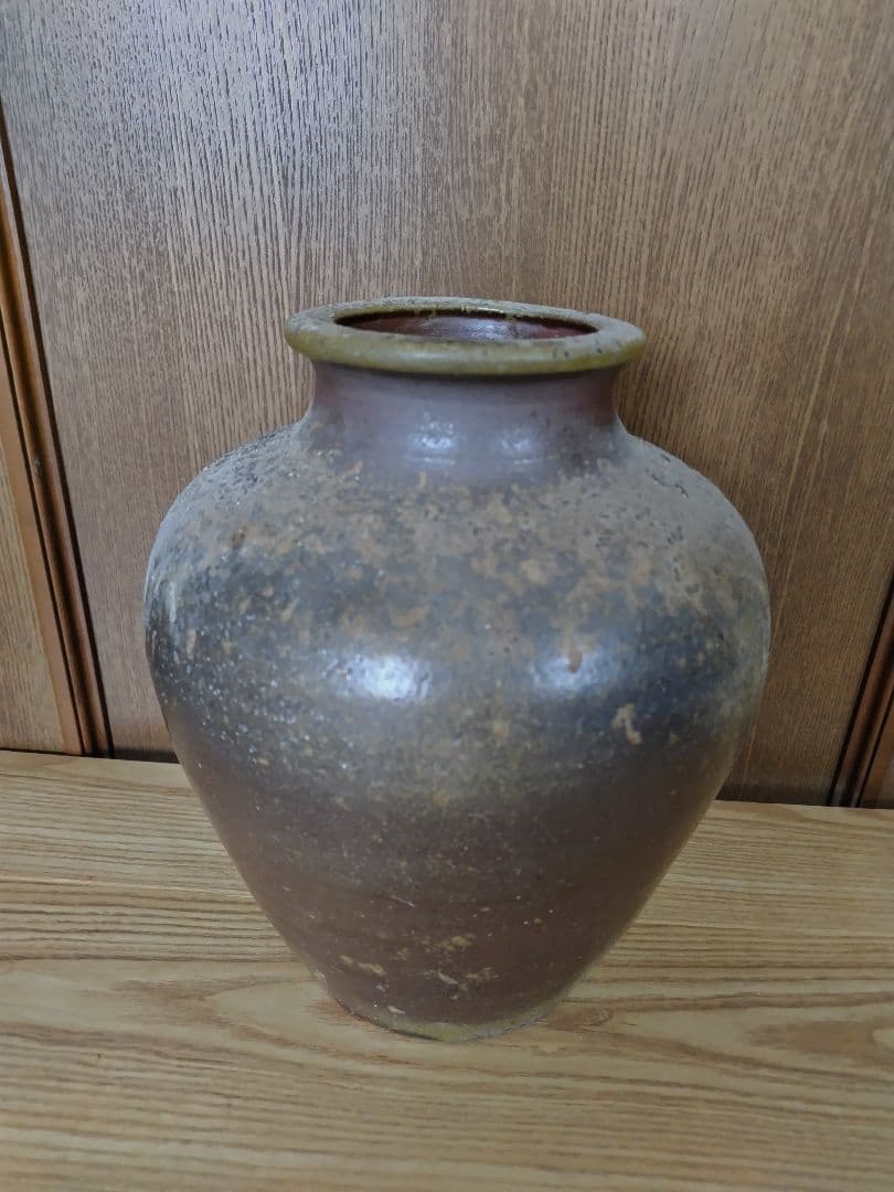 松井陶仙　備前焼　壺