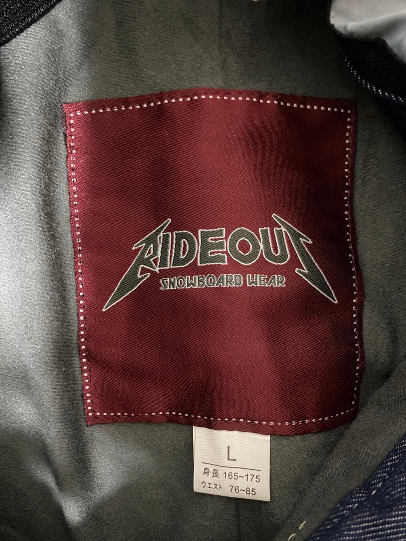 Phenix × RIDEOUT スノーボードウェア デニム風 Lサイズ
