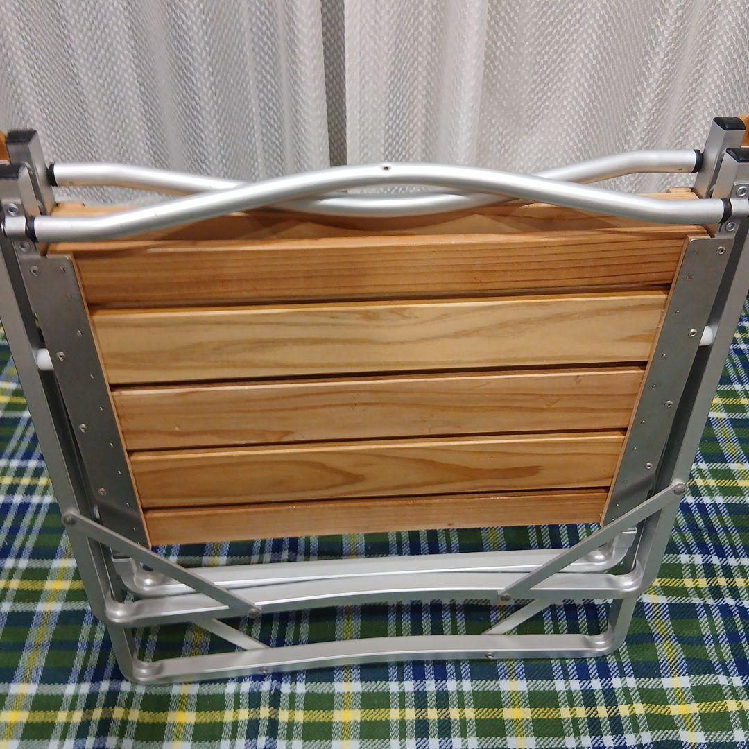 ウッドチェア　折り畳み式　椅子(キャンプ用)