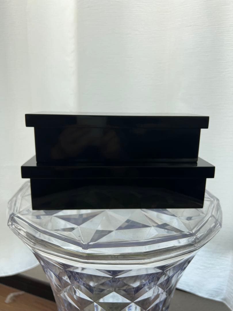 【新品未使用】【希少】重箱　漆器　2段重　入れ子　お重　入子