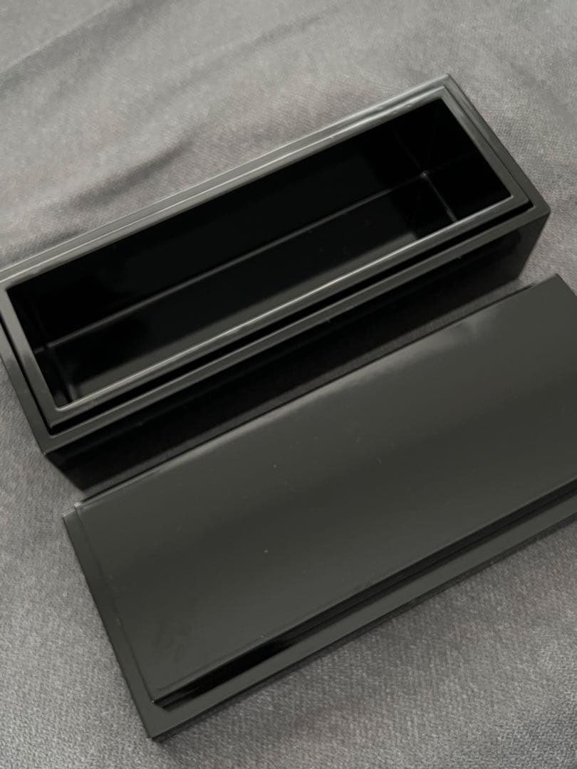 【新品未使用】【希少】重箱　漆器　2段重　入れ子　お重　入子