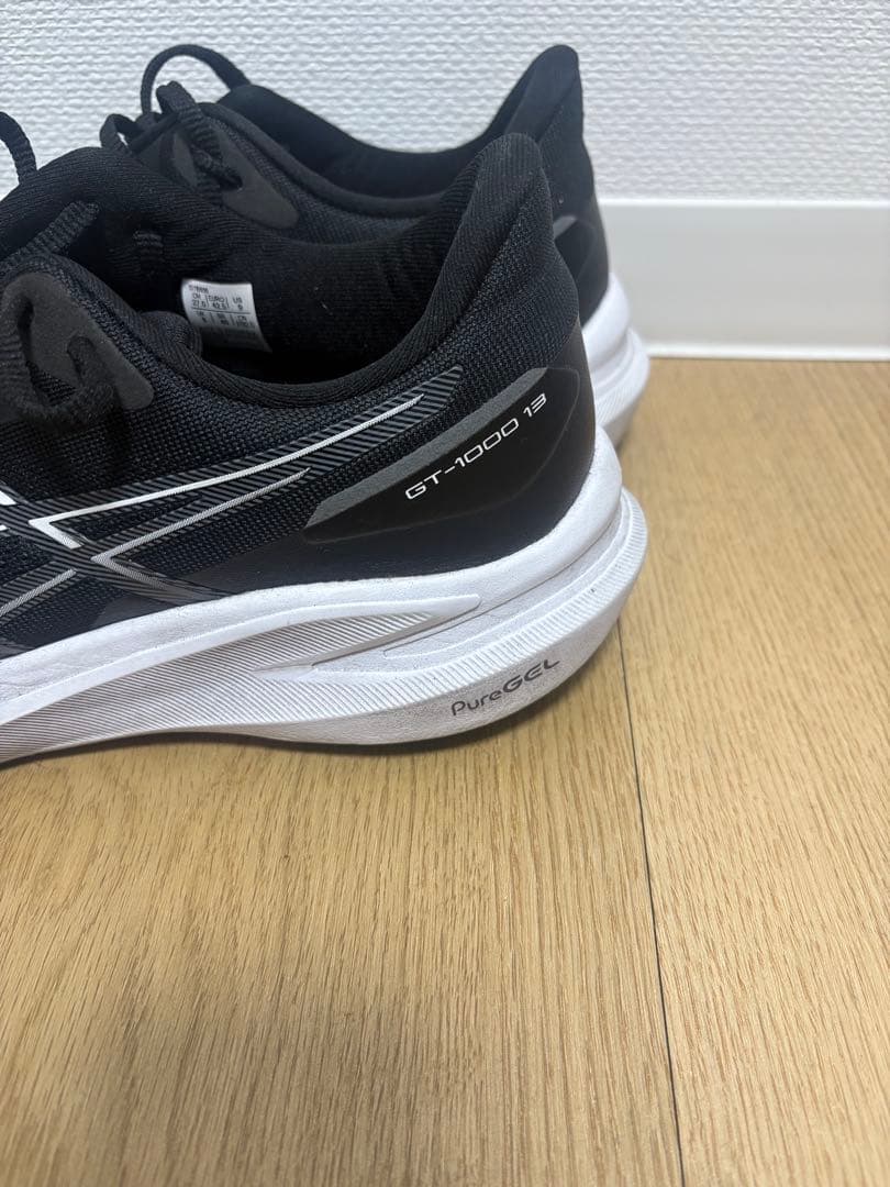 ASICS GT-1000 13 ブラック ランニングシューズ
