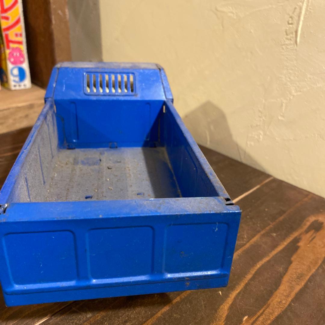 アサヒ玩具　シボレー　ヘビーダンプトラックのブリキおもちゃ
