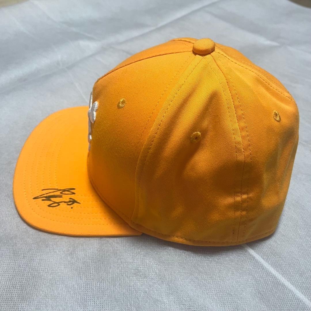 ジャイアンツ Under Armour 泉口友汰選手直筆サイン オレンジキャップ