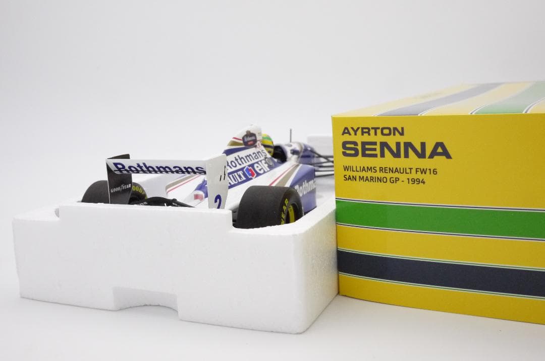 1/18 ウィリアムズ FW16 サンマリノGP ロスマンズ A.セナ