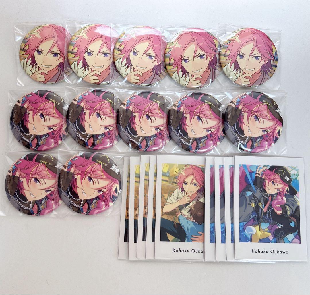 あんスタ 桜河こはく 缶バッジ ぱしゃっつ