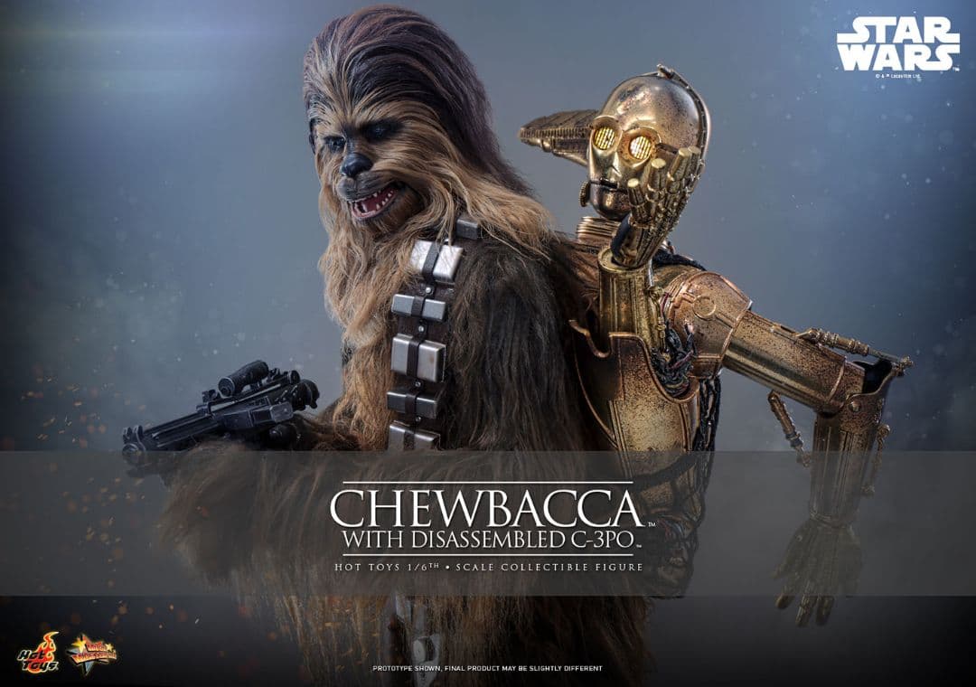 ホットトイズ ムービーマスターピース帝国の逆襲 チューバッカ＆C-3PO（分解）