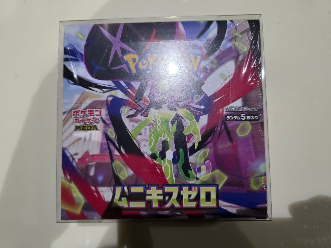 【新品、未開封】ポケモンカードゲーム　ムニキスゼロ　1ボックス