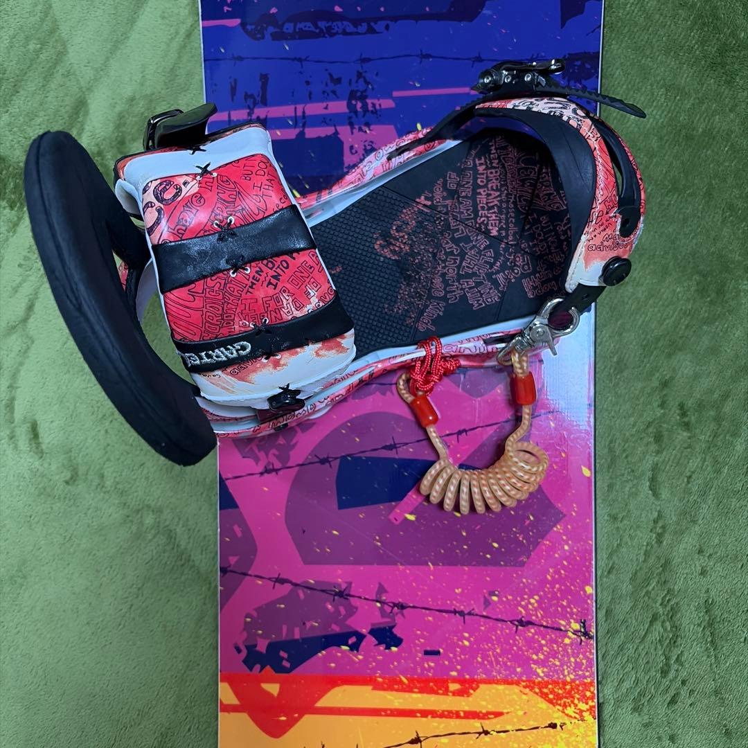 【美品】PHANTOM 150 Burton CARTEL スノーボードGRAY