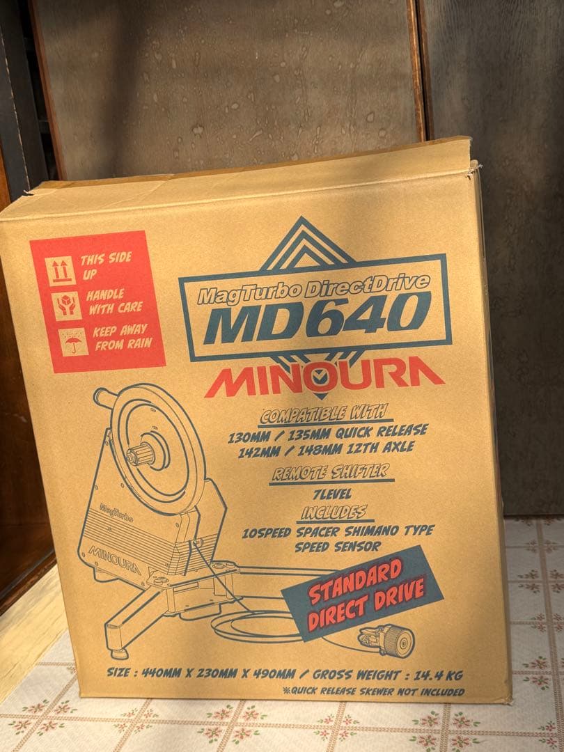 ミノウラMD640MagTurbo固定ローラー調整ダイヤル付き