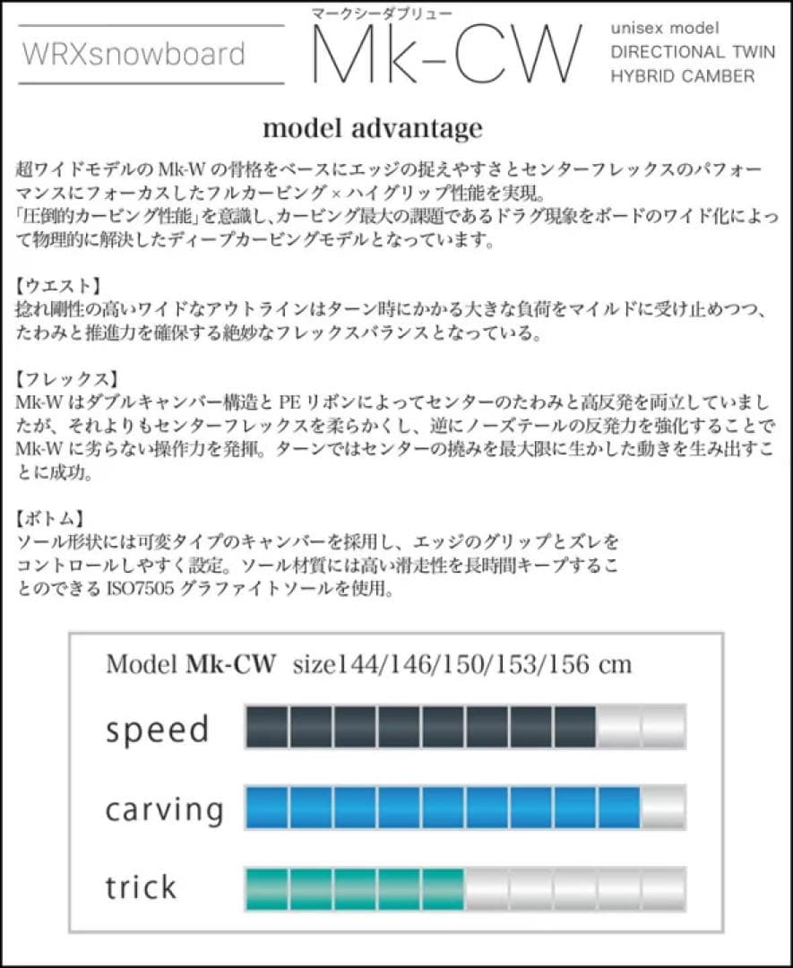 25-26 WRX Mk-CW(マークシーダブリュー) 150 オガサカ製