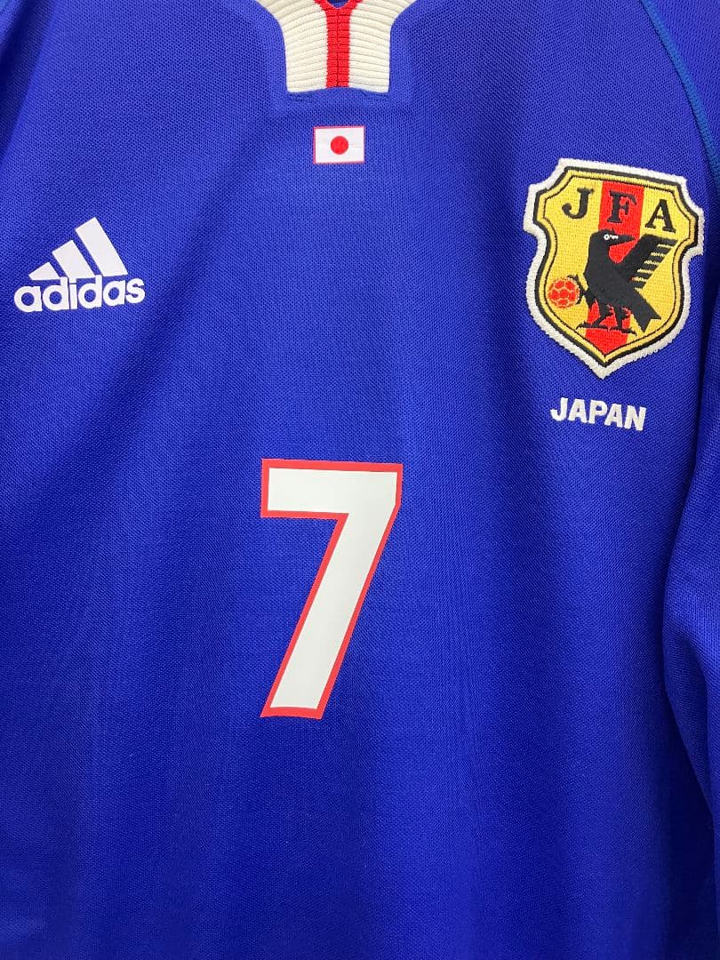 2001 日本代表　中田英寿　アディダスオフィシャル　選手仕様ユニフォーム