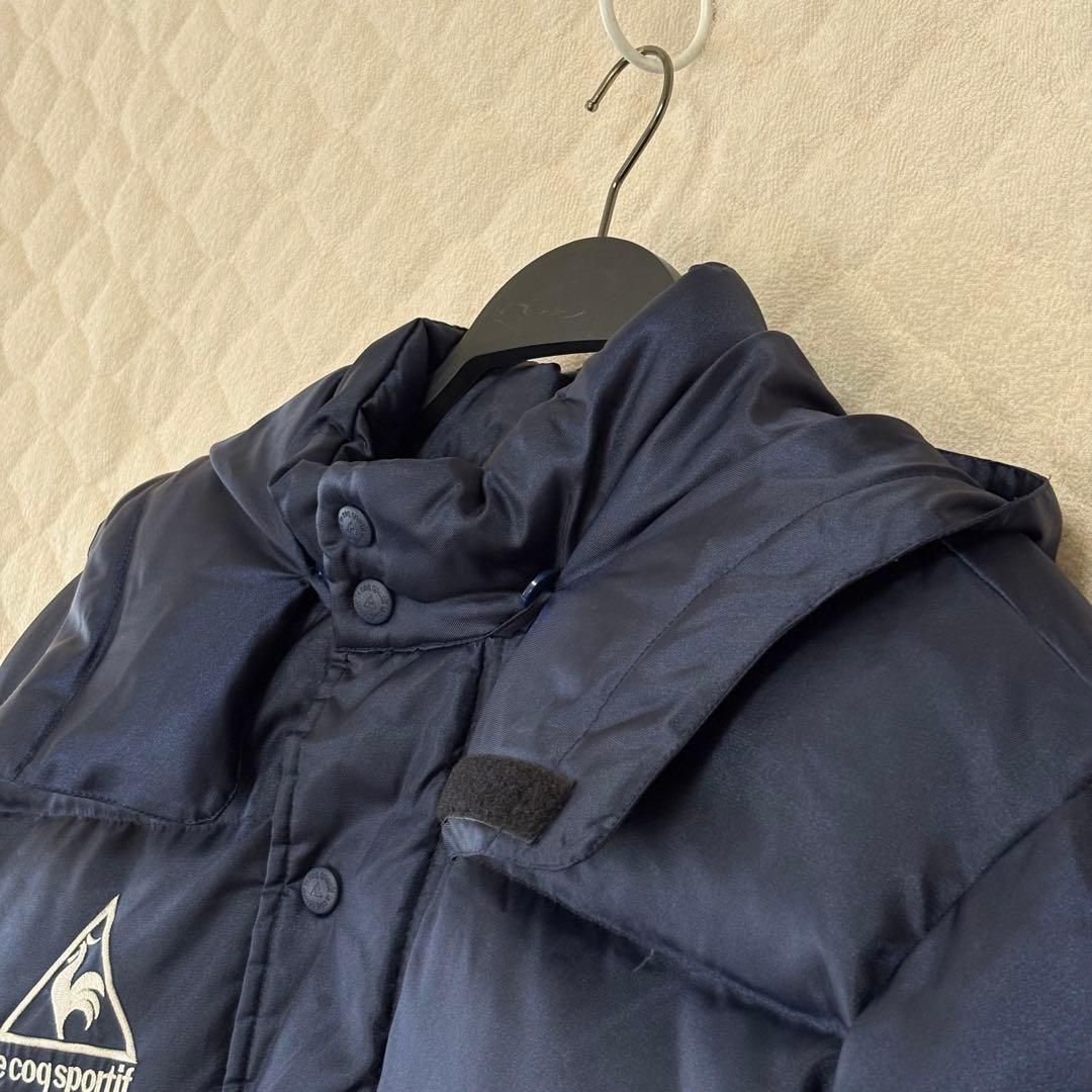 Hide　ルコックスポルティフ　ダウン　ナイロン　ベンチコート　M