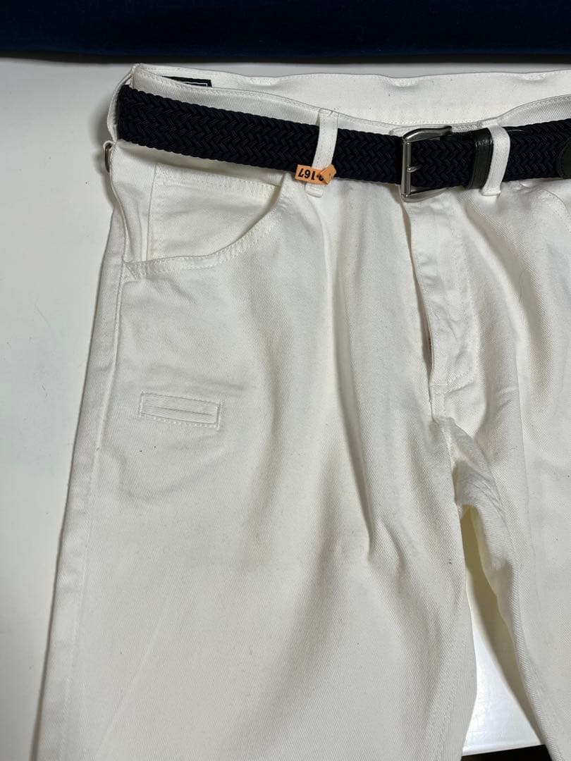 beams golf Leeホワイトデニム ほぼ未使用