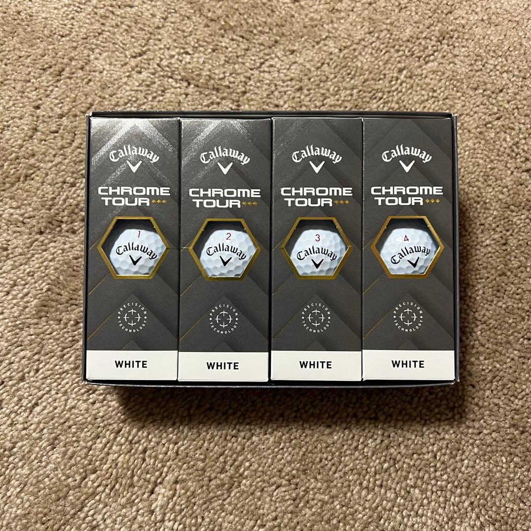 Callaway Chrome Tour トリプルダイヤ ホワイト 1ダース