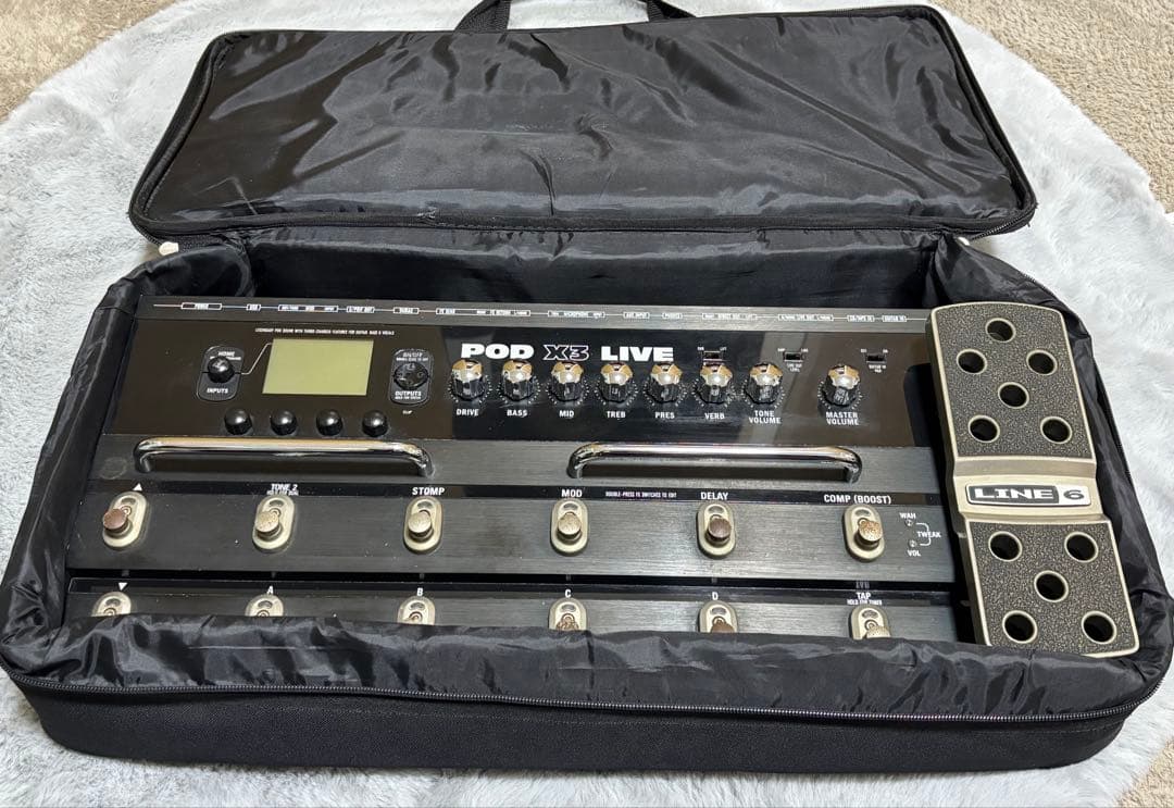 LINE6 POD X3 LIVE ギターエフェクター　ケース付き
