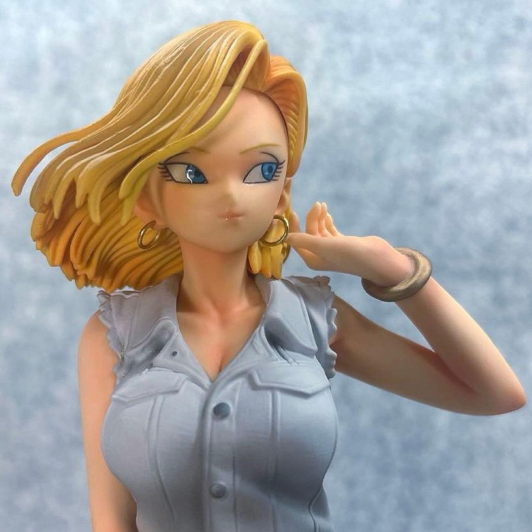 ドラゴンボール 人造人間18号 リペイント GLITTER & G 金属ピアス