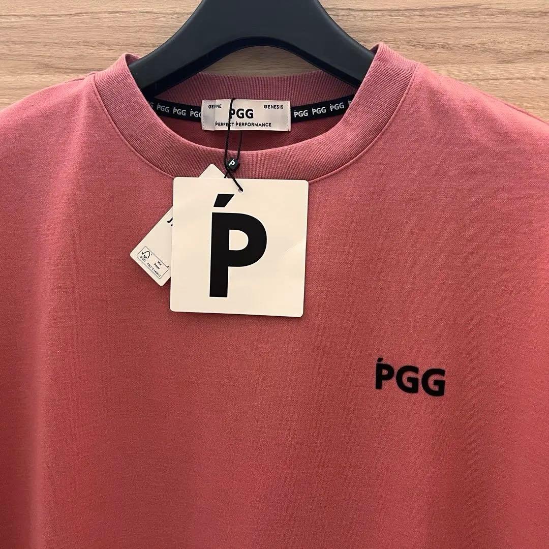 新品★PGG パーリーゲイツ 半袖Tシャツ スモーキーピンク ５